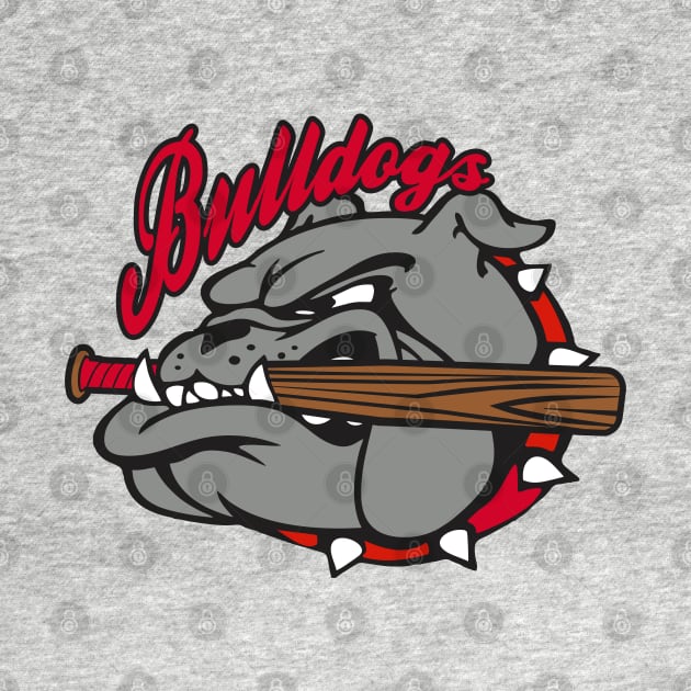 Bulldogs Baseball Logo by DavesTees